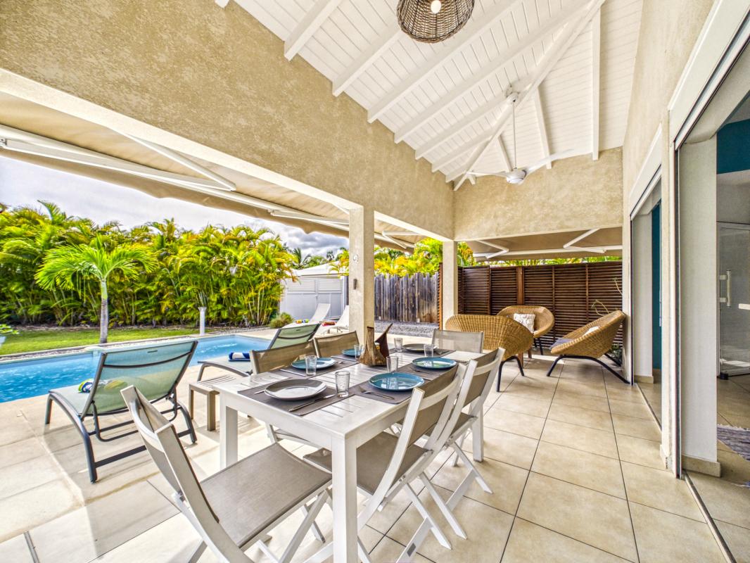 8.Location villa piscine proche plage Saint François Guadeloupe